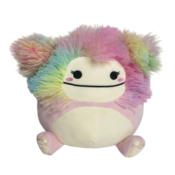 Squishmallow Caparinne The Bigfoot 8" Soft Plush Toy Pink NWT - Picture 2 of 6